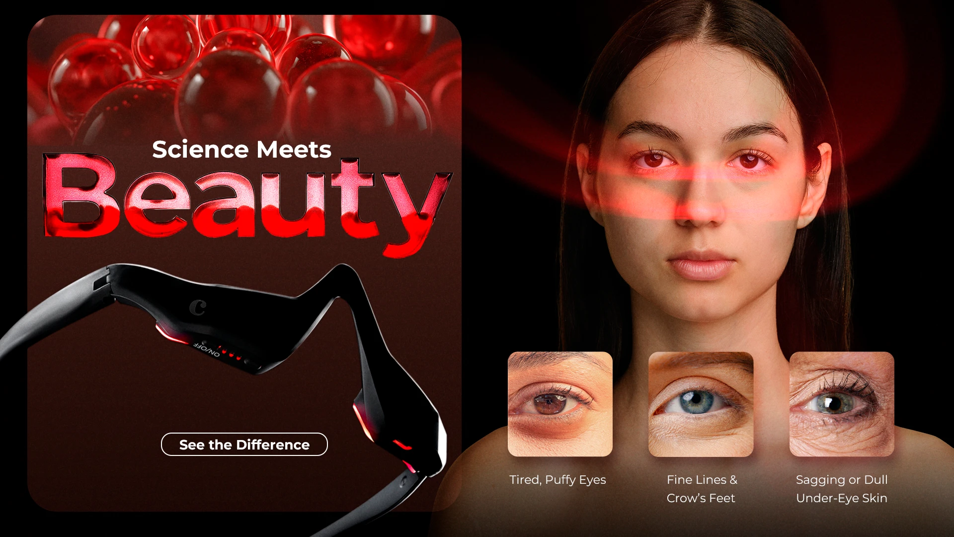 EyeLift Performance Creatives — Art Direction & Retouching